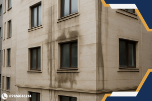 شروع شوره و پوسته شدن نما